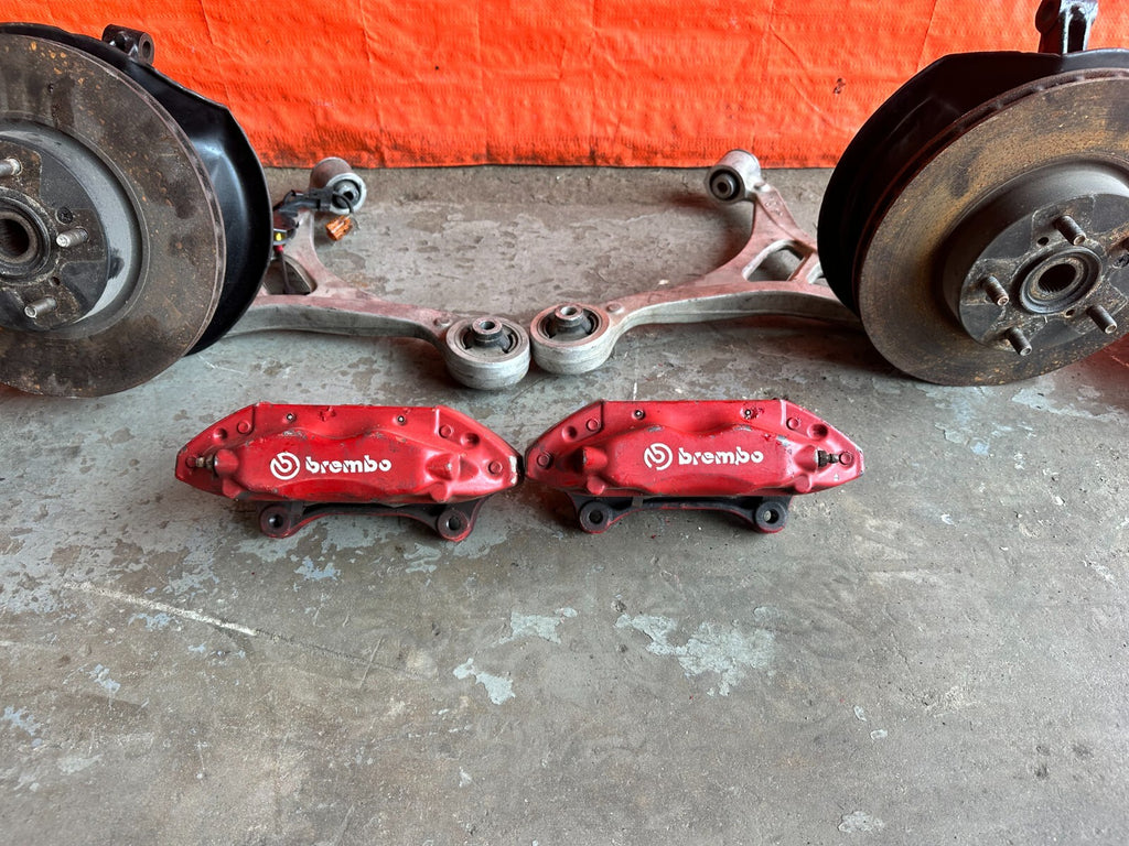 RSX HONDA INTEGRA DC5 TYPE R BREMBO SUSPENSION W/ ALUMINUM ARMS SPINDLES HUBS9