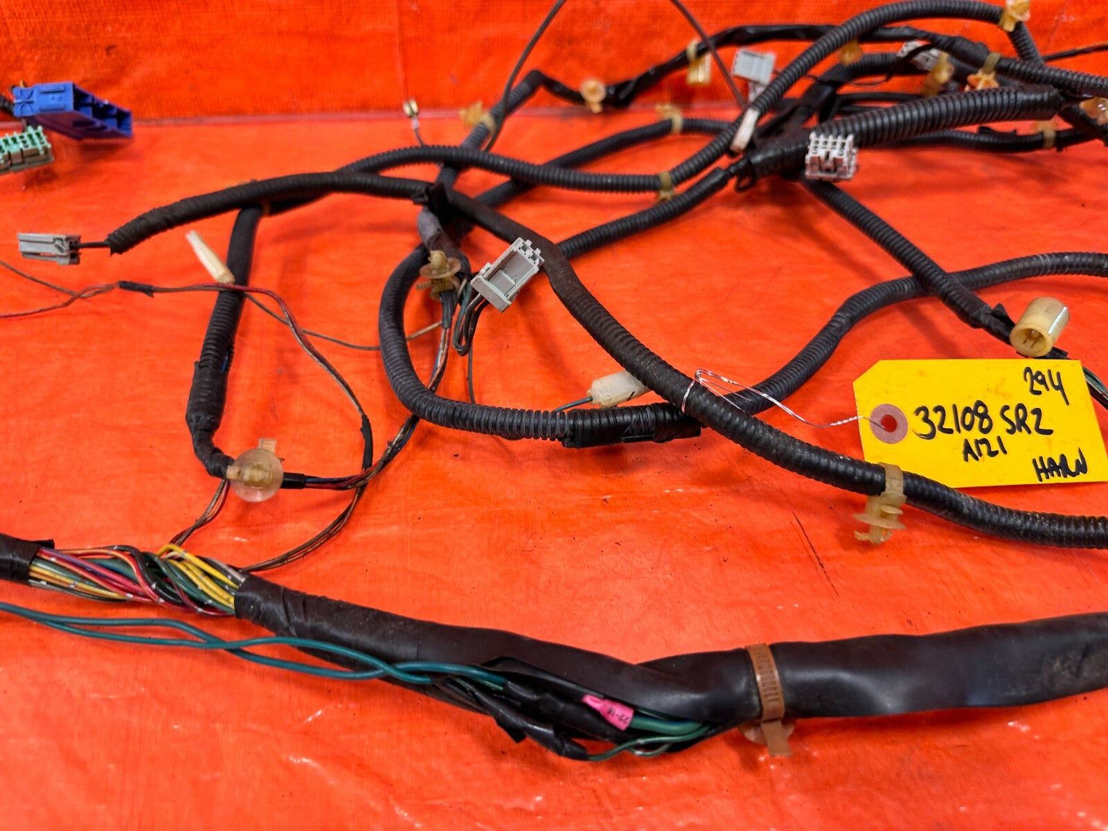 93 95 HONDA DEL SOL   INTERIOR FLOOR WIRING HARNESS WIRE LOOM OEM FACTORY #2946