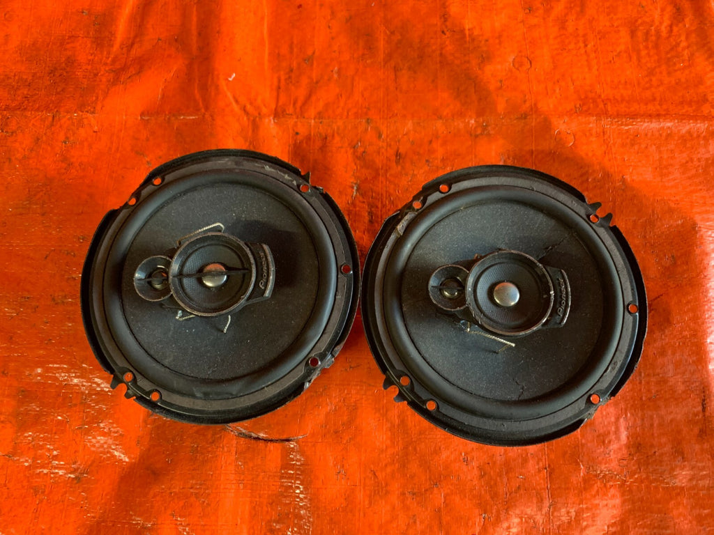 PIONEER TS A1676R 6.5" 3220W 3 WAY TWEETERS CAR STEREO AMPLIFIED PAIR SPEAKERS .0