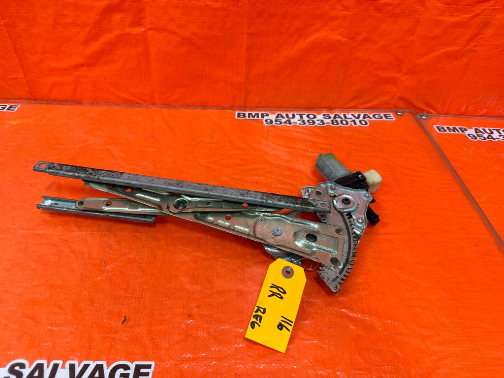 2010 10 INFINITI FX35 PASSENGER RIGHT REAR   WINDOW REGULATOR W/ MOTOR OEM #1169