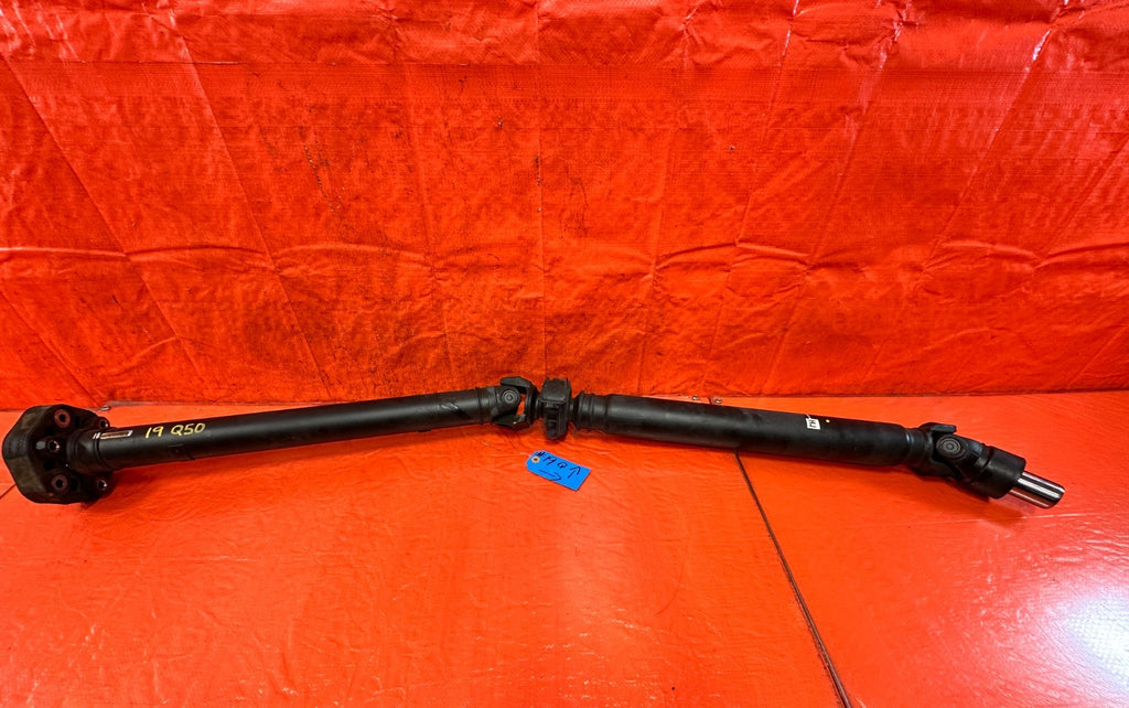 16 24 INFINITI Q50  .0L VR30DDTT   RWD DRIVESHAFT PROPELLER SHAFT   OEM FACTORY0