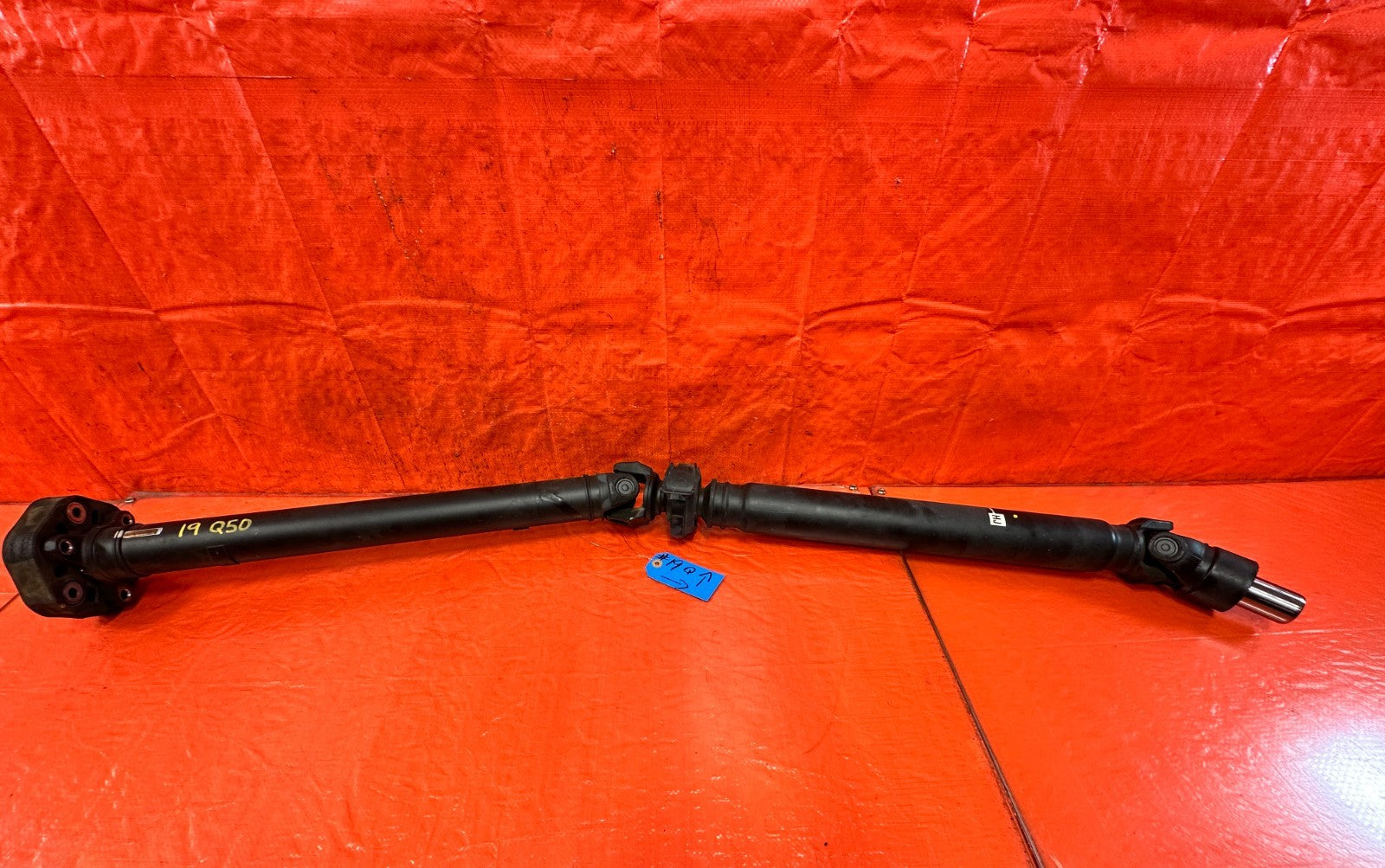 16 24 INFINITI Q50  .0L VR30DDTT   RWD DRIVESHAFT PROPELLER SHAFT   OEM FACTORY0