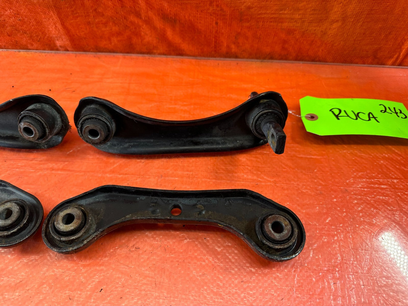 1989 89 HONDA CRX DX HF   REAR UPPER LOWER COMPENSATOR ARMS LEFT RIGHT OEM #24314