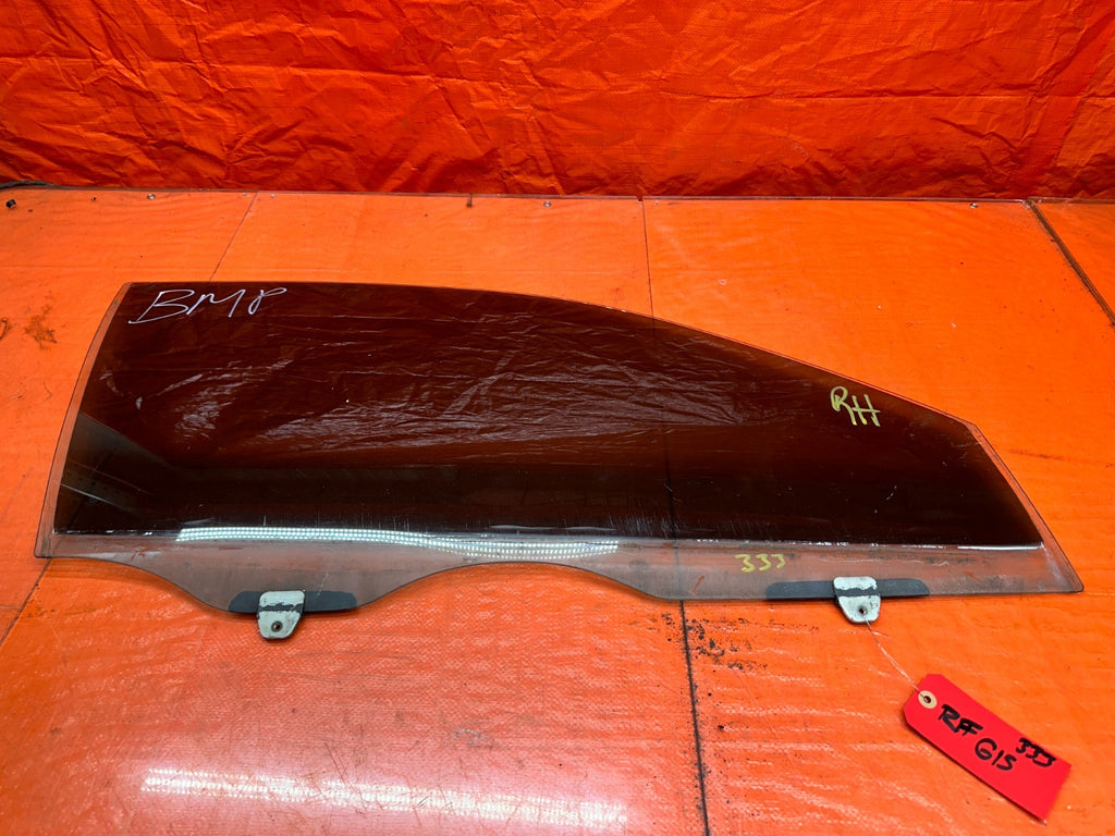 92 95 HONDA CIVIC EX 2D   PASSENGER RIGHT DOOR WINDOW GLASS PANEL   OEM #3330
