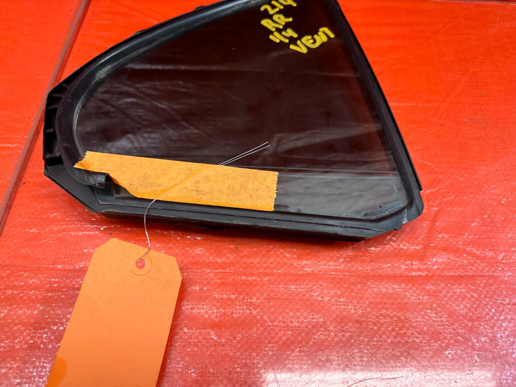 08 15 LANCER EVOLUTION X EVO 10  RIGHT REAR 1/4 QUARTER GLASS WINDOW 2145