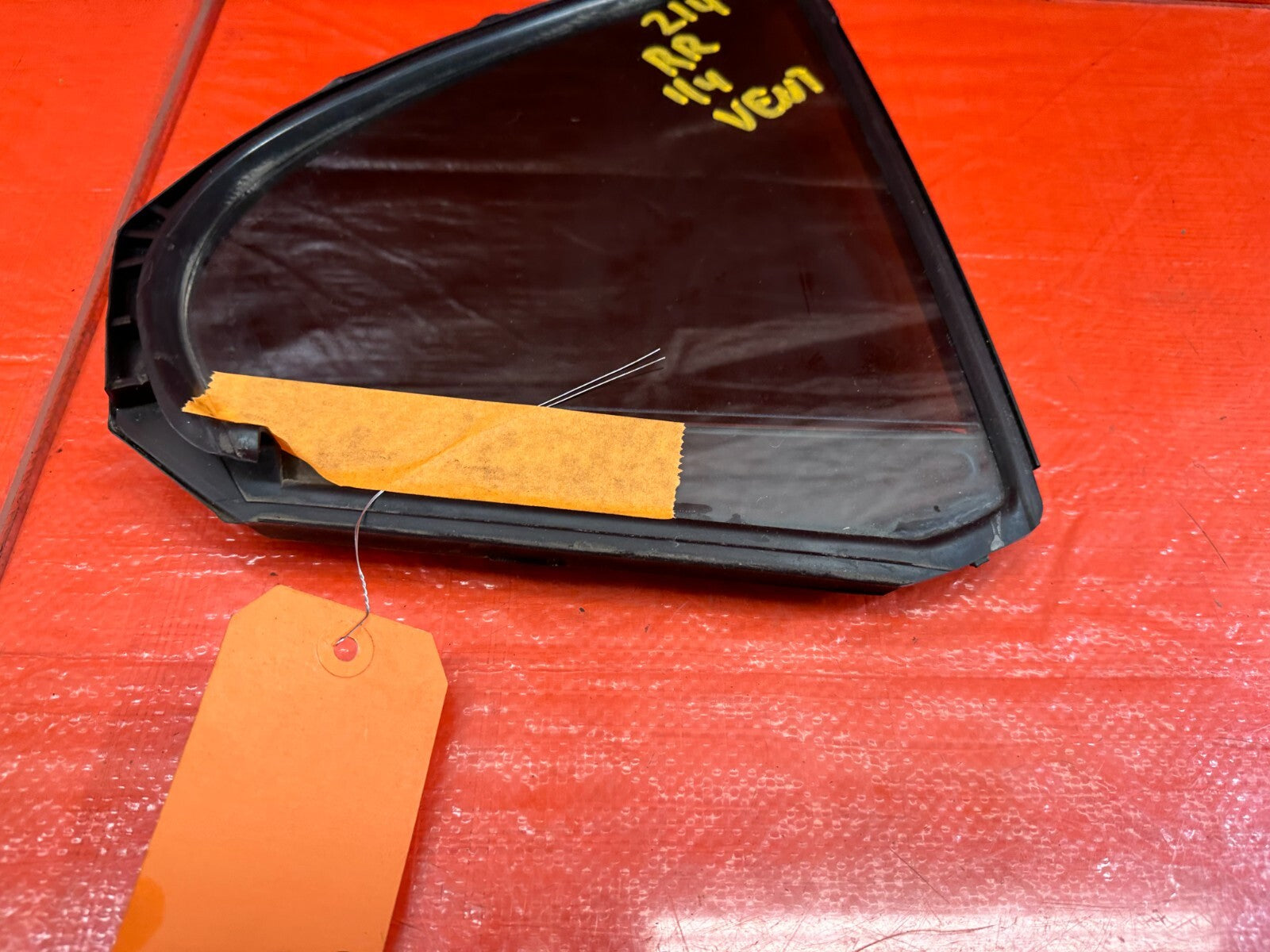 08 15 LANCER EVOLUTION X EVO 10  RIGHT REAR 1/4 QUARTER GLASS WINDOW 2145