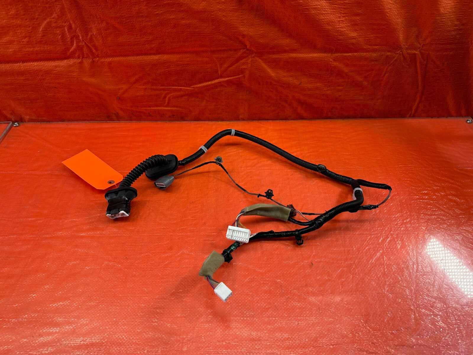 14 21 INFINITI Q50   DRIVER LEFT REAR DOOR WIRING HARNESS WIRE LOOM   OEM #2420