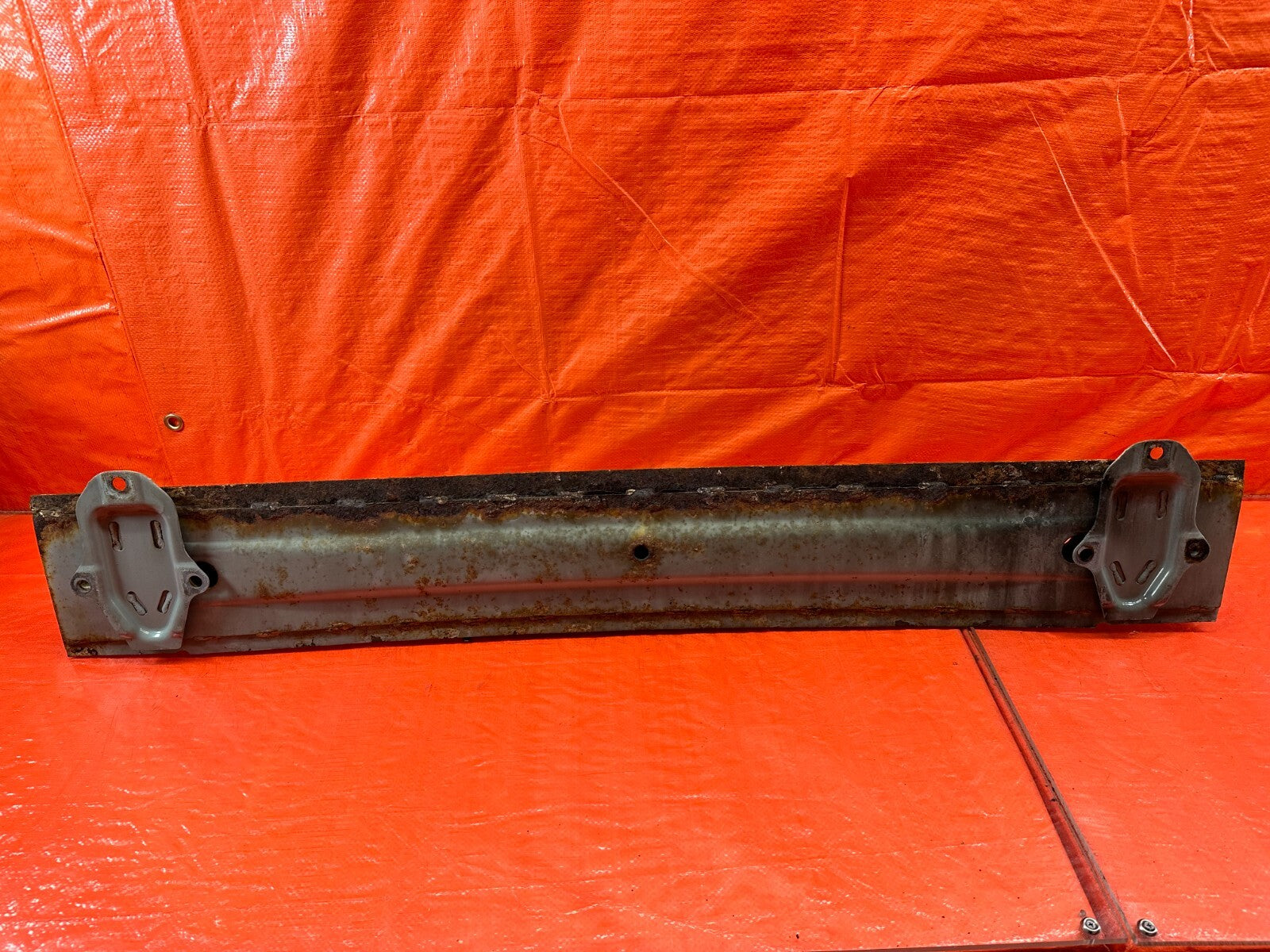 08 15 LANCER EVOLUTION X EVO 10   REAR CRASH BEAM REINFORCEMENT RE BAR   OEM 2178