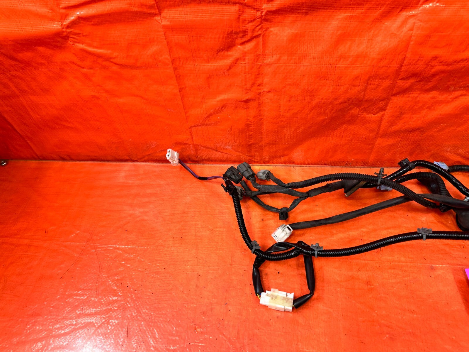 2004 04 NISSAN 350Z CONVERTIBLE REAR / TAIL LIGHT LAMP WIRING HARNESS WIRE LOOM8