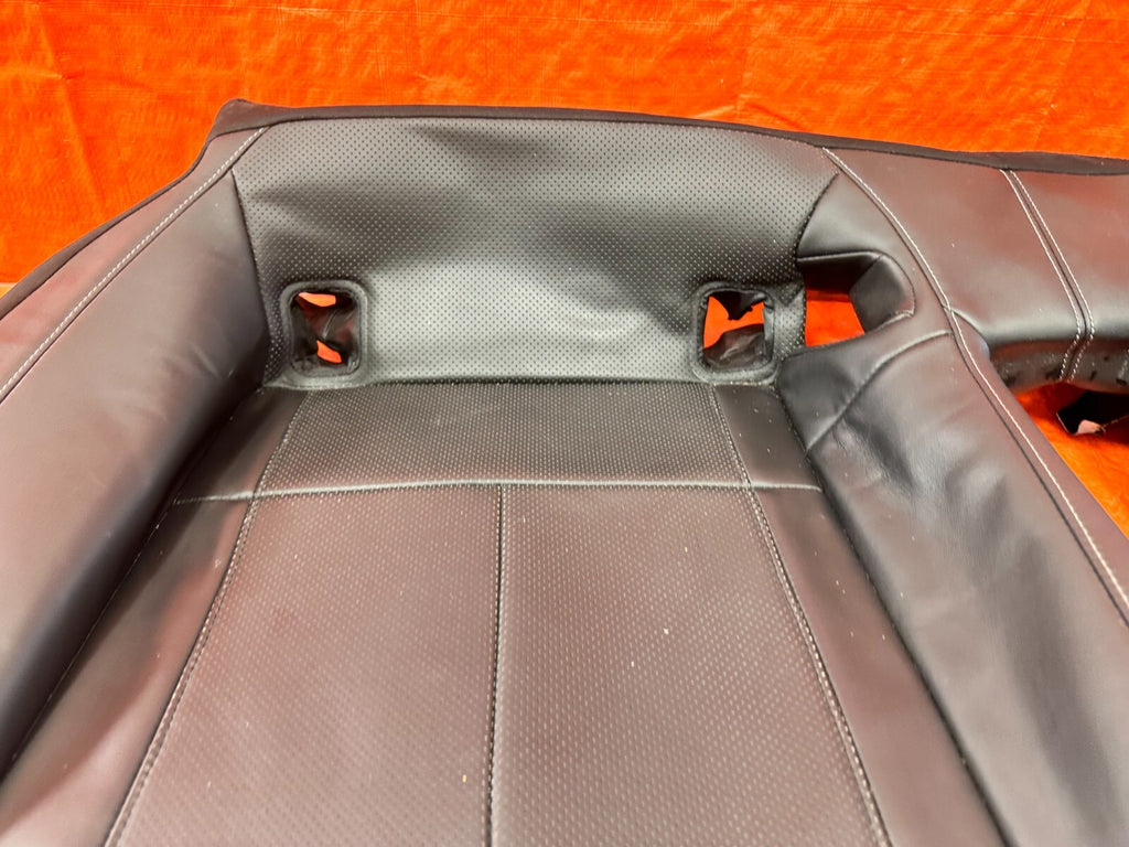 17 20 INFINITI Q60   BLACK LEATHER REAR SEAT LOWER SEAT SKIN WRAP   OEM #28916