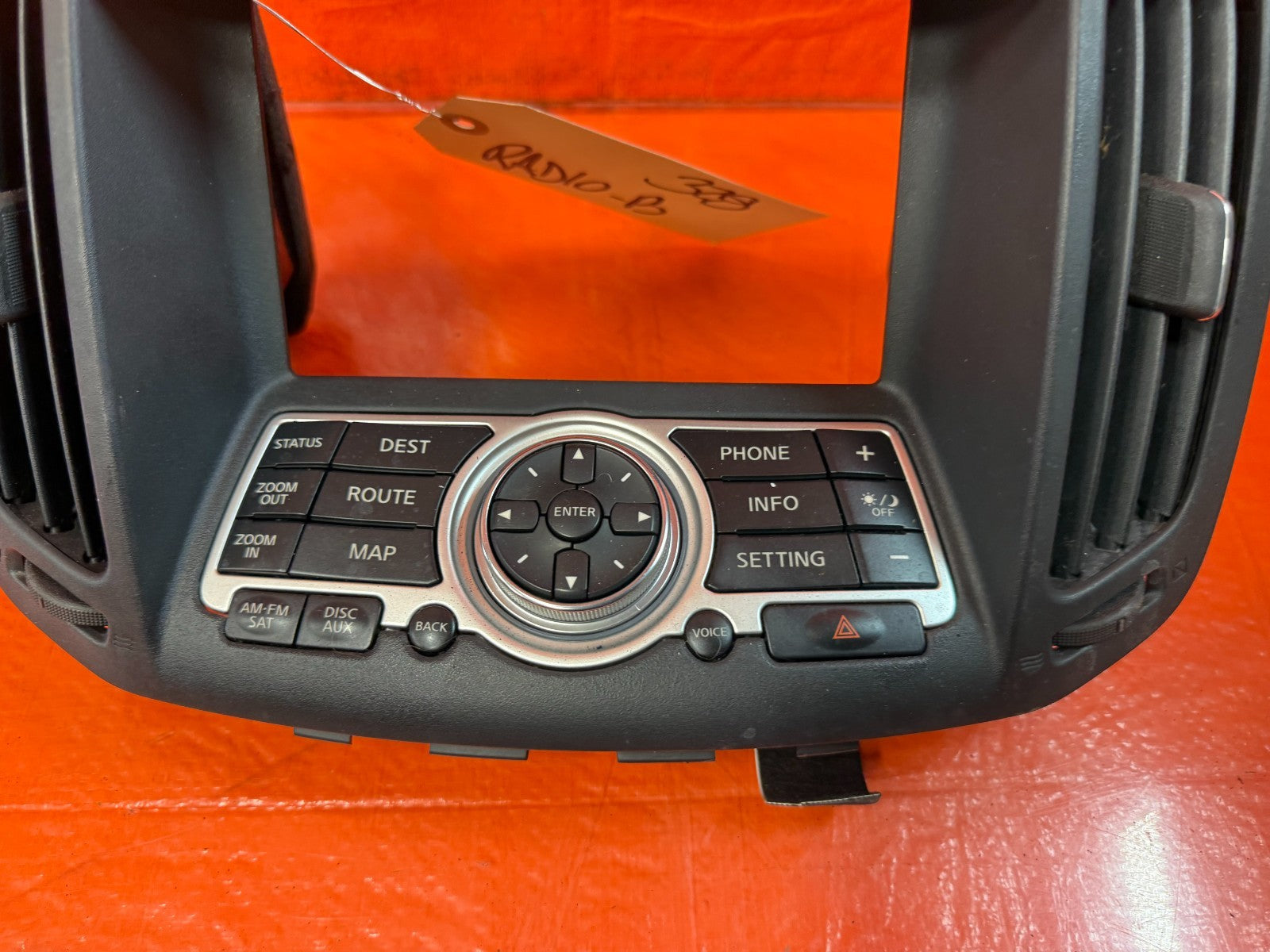 2008 INFINTI G37 COUPE S SPORT   NAVIGATION AND PHONE CONTROL UNIT   OEM #3284
