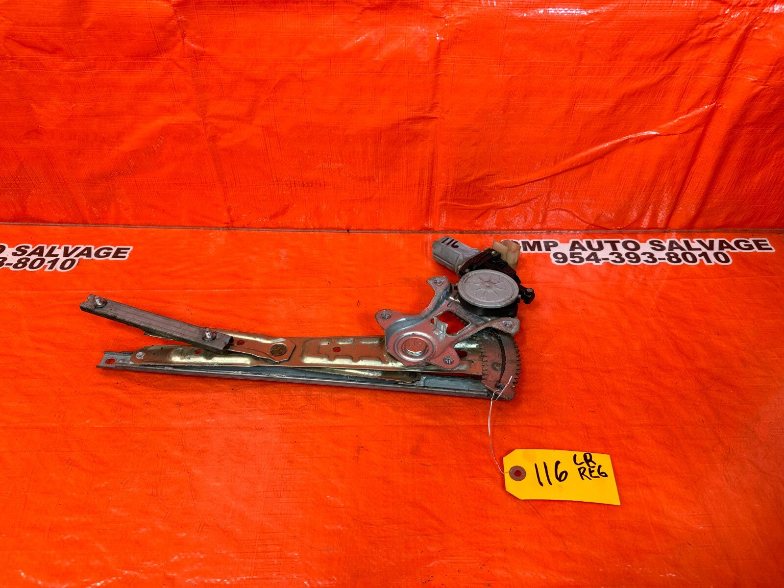 2010 10 INFINITI FX35 DRIVER LEFT REAR   WINDOW REGULATOR W/ MOTOR OEM #1160