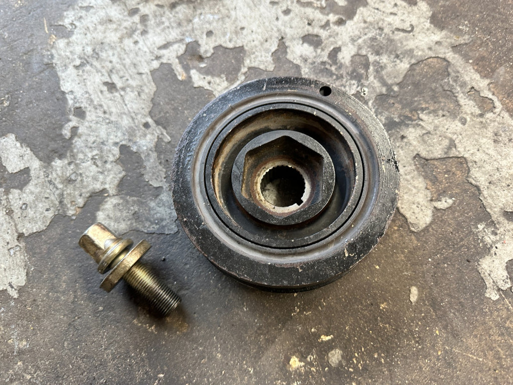 00 03 HONDA S2000 AP1 2.0L F20C ENGINE CRANKSHAFT HARMONIC BALANCER PULLEY BOLT10