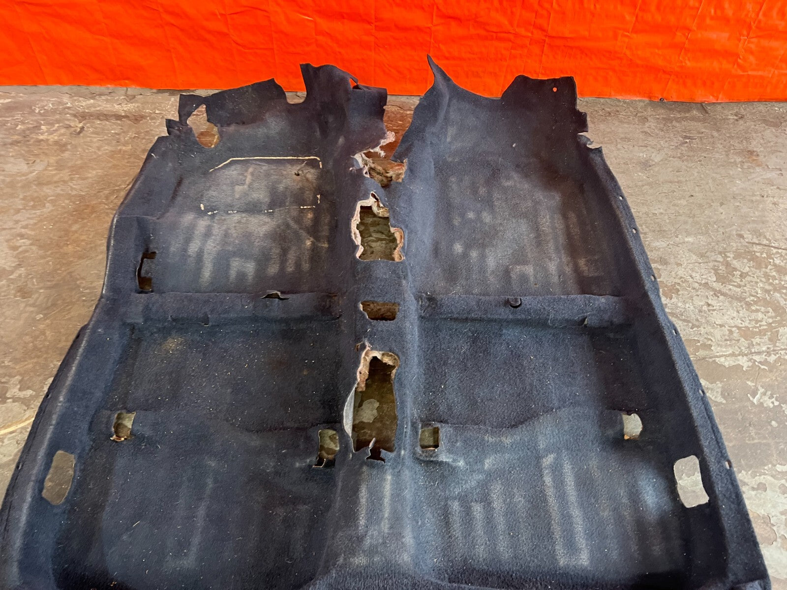 90 91 ACURA INTEGRA 2D   INTERIOR FLOOR CARPET RUG MAT   BLUE IN COLOR OEM #1544