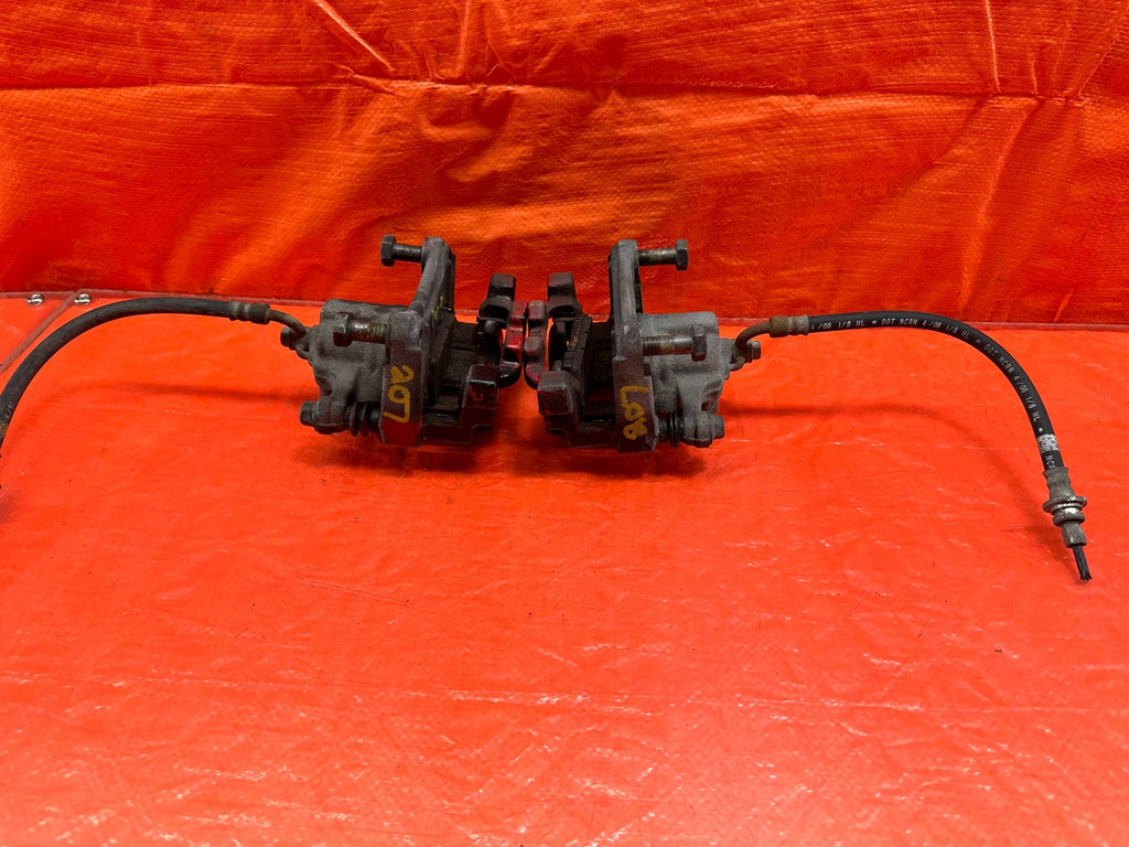 08 15 INFINITI G37 & Q60   2D COUPE   LEFT & RIGHT REAR BRAKE CALIPERS   OEM 20711