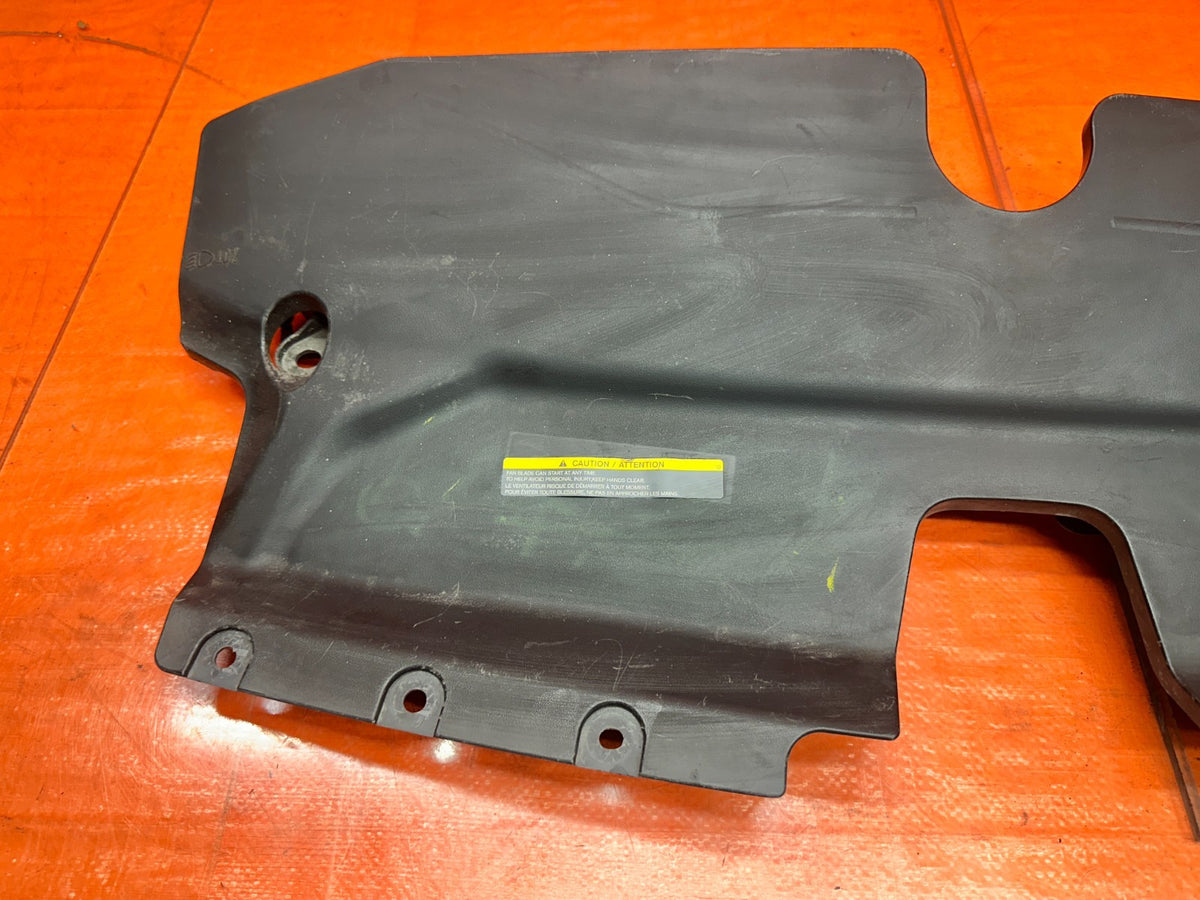 14-15 INFINITI Q50 3.7L AWD FRONT RADIATOR AIR INDUCTION DUCT COWL TRIM COVER OE5