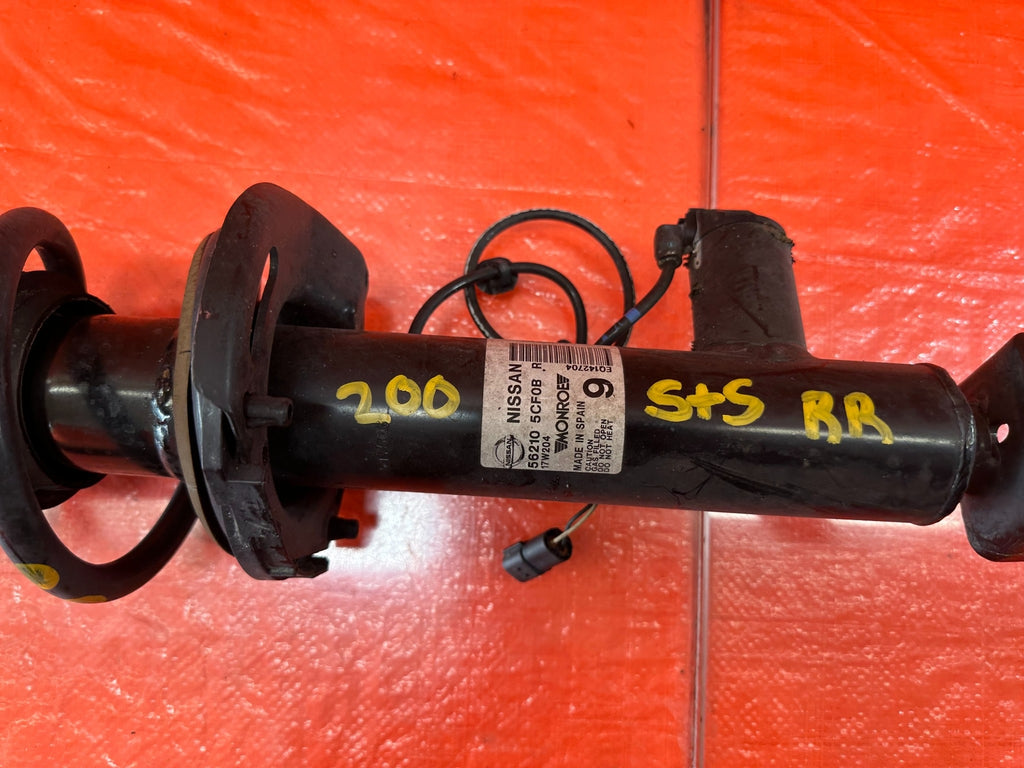 18 20 INFINITI Q50 Q60 RED SPORT 400   RWD   RIGHT REAR SHOCK & SPRING OEM #2006