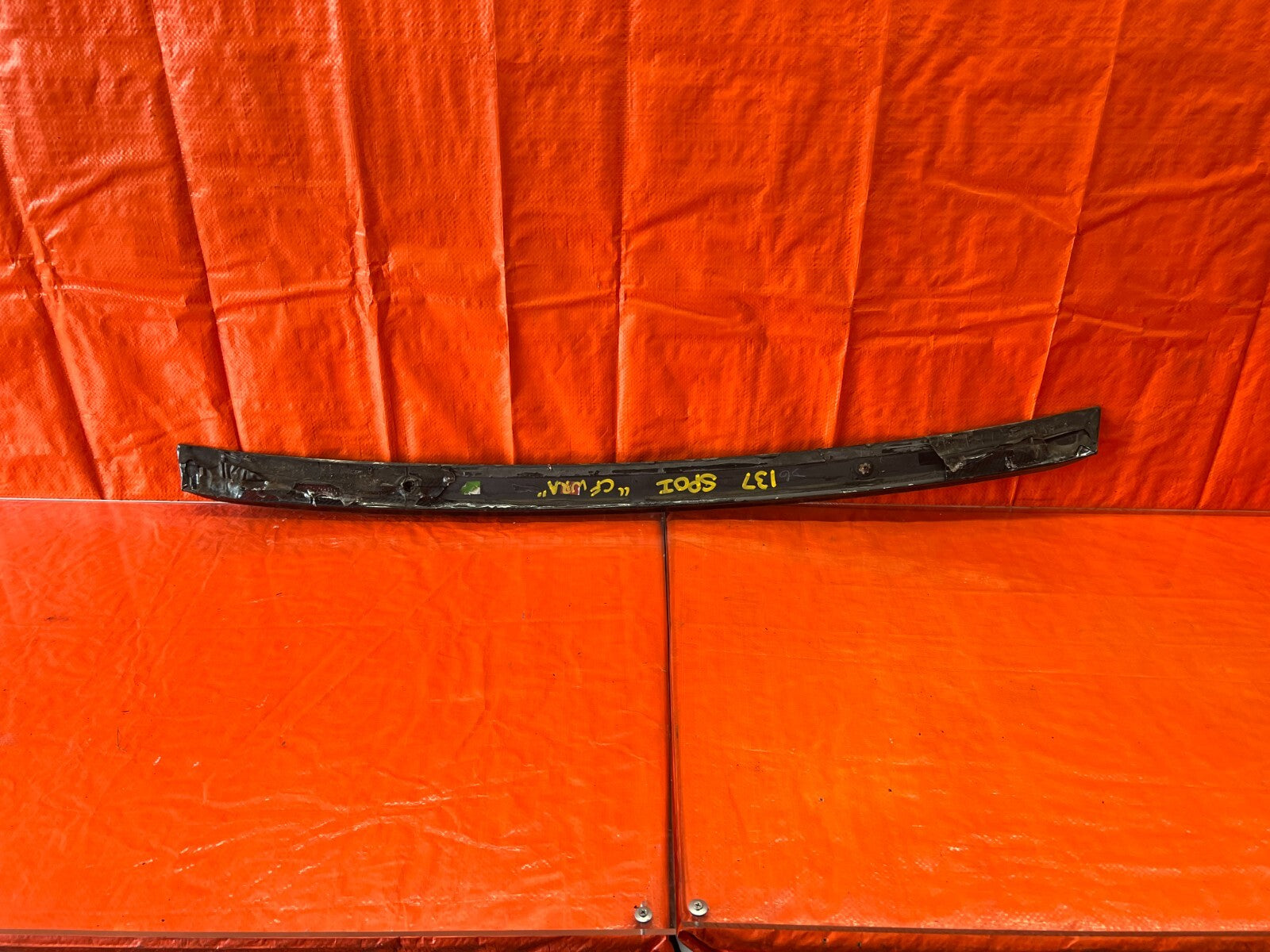 04 08 ACURA TL   REAR WING SPOILER DECK LID TRIM   OEM FACTORY #1378