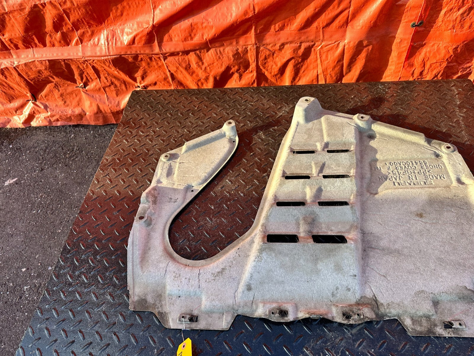 13 16 SCION FRS   17 20 86 13 20 BRZ   RADIATOR SPLASH SHIELD 56410CA00 OEM 2935