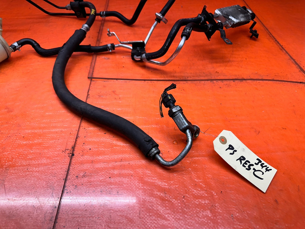 14-15 INFINITI Q50 3.7L RWD HIGH PRESSURE POWER STEERING LINE W/ COOLER & LINES8