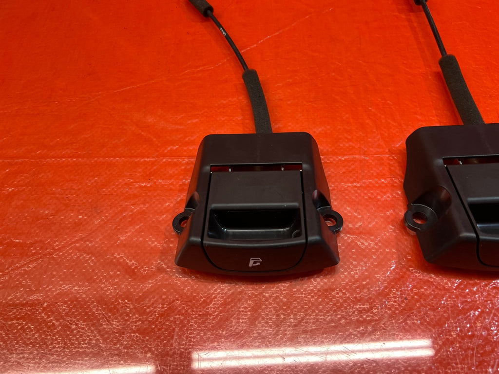 09 14 ACURA TSX LEFT & RIGHT REAR SEAT RECLINIG RELEASE CABLES W PULL HANDLE 1678