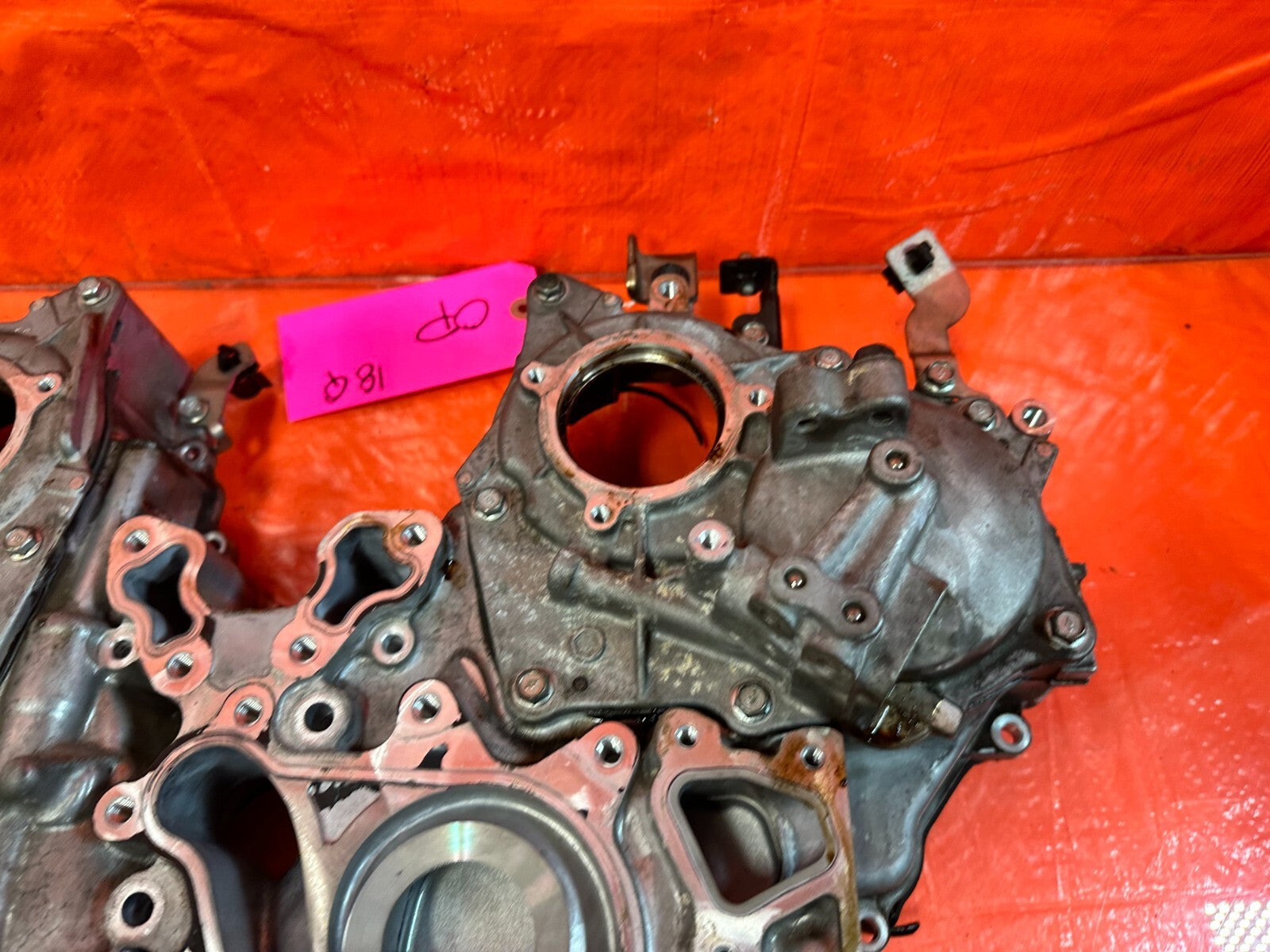 16 20 INFINITI Q50 & Q60   3.0L 300HP   TIMING CHAIN COVER CASE W/ L & R COVERS10