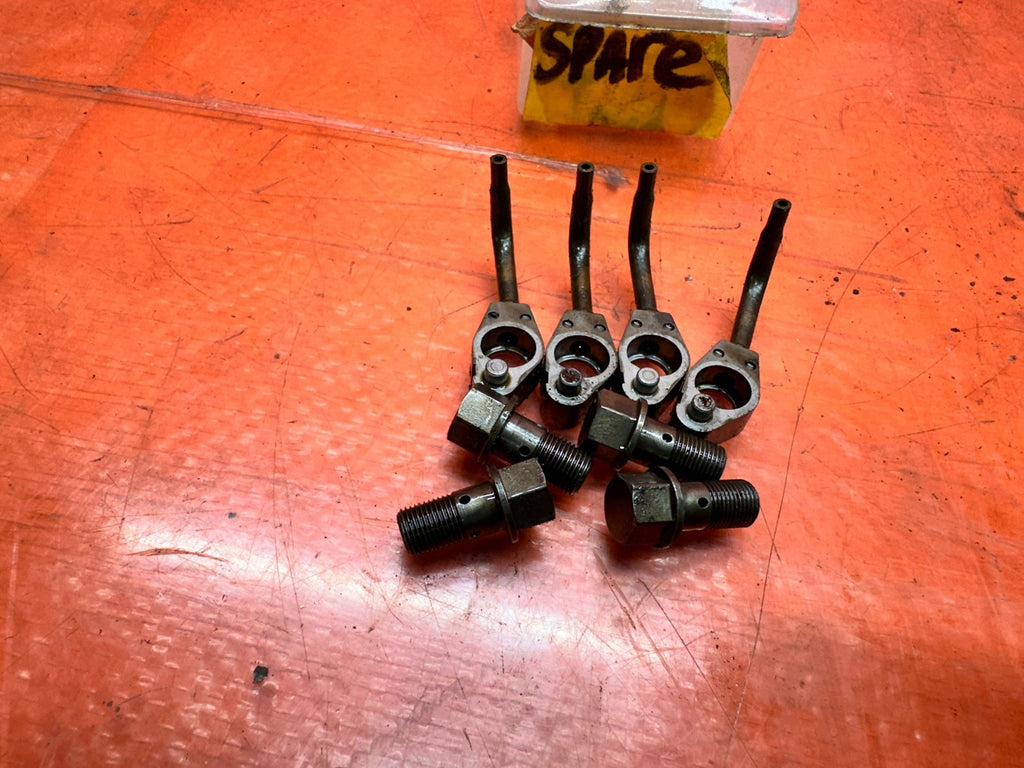 00 03 HONDA S2000 AP1 2.0L F20C ENGINE BLOCK PISTON OIL SQUIRTERS JETS OEM #3377
