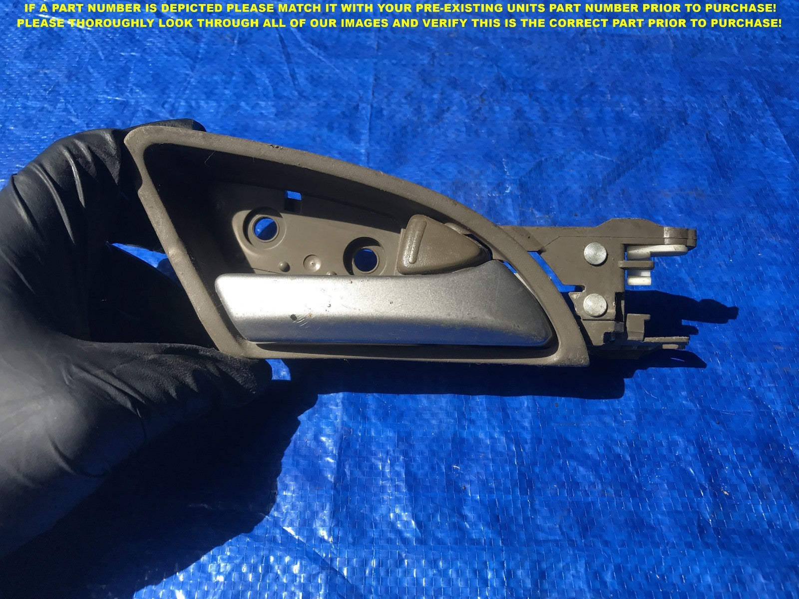 OEM 2008 2009 2010 2011 HONDA ACCORD SEDAN PASSENGER REAR INTERIOR DOOR HANDLE0