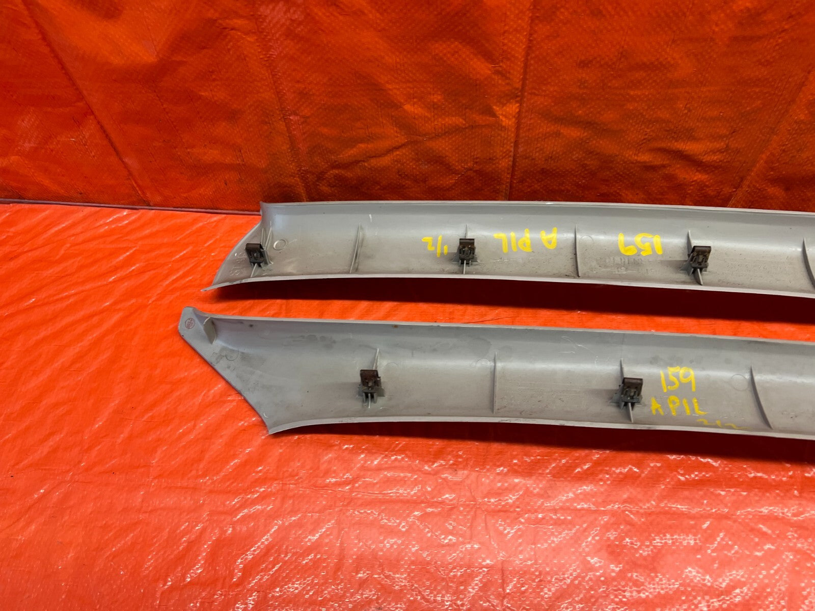 94 01 INTEGRA SEDAN A PILLAR TRIM SET   LEFT RIGHT A PILLARS   OEM FACTORY #1599