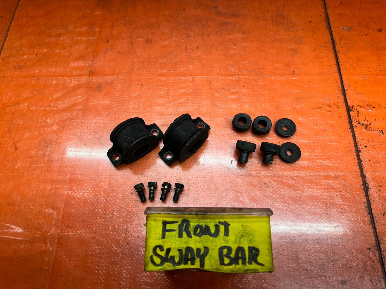 92 96 HONDA PRELUDE FRONT SWAY BAR BRACKETS BUSHINGS OEM #3320