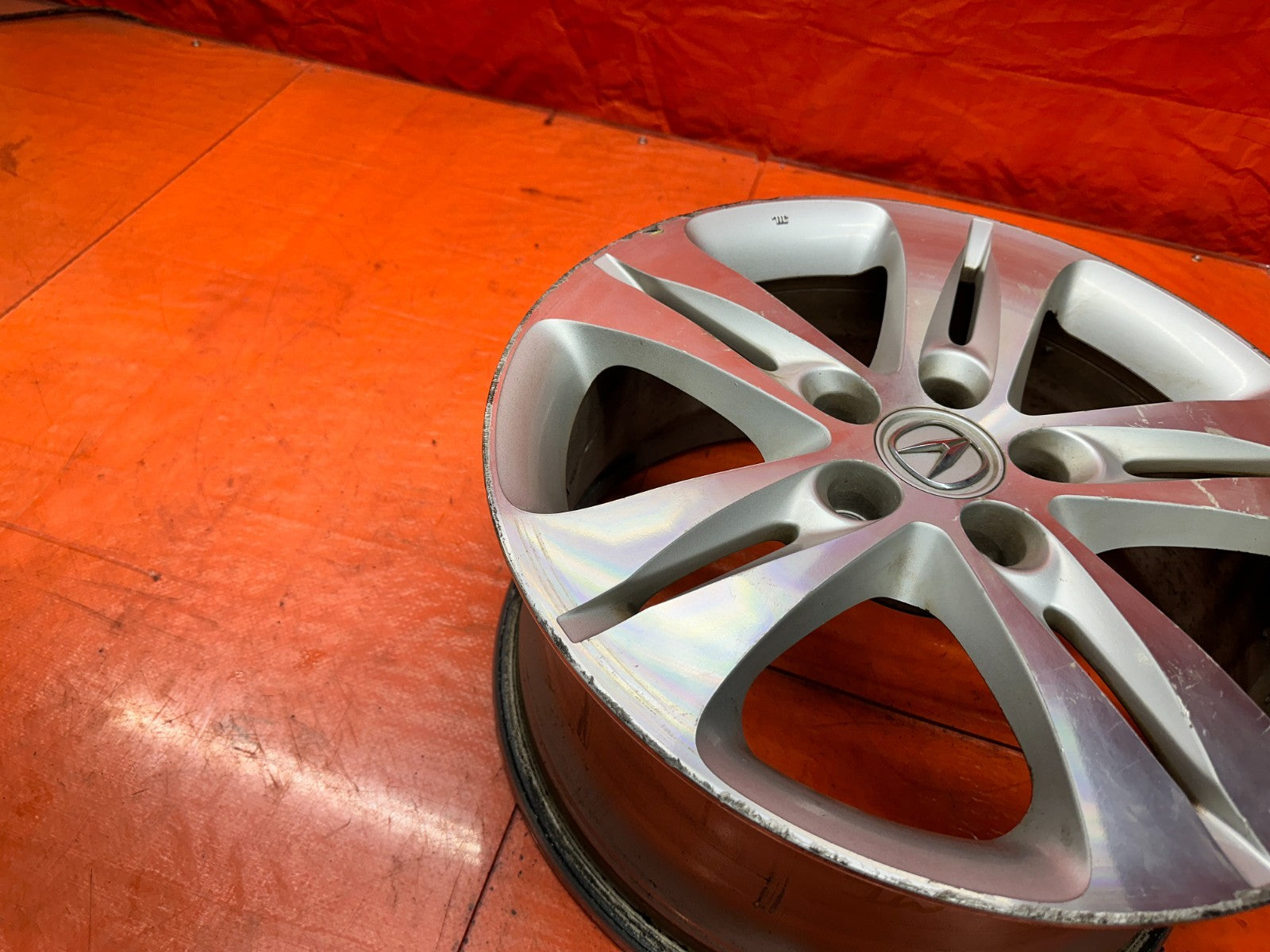 09 14 ACURA TSX V6 18 INCH 5 SPOKE ALLOY WHEEL RIM 18x8 5x114.3 OEM FACTORY  110