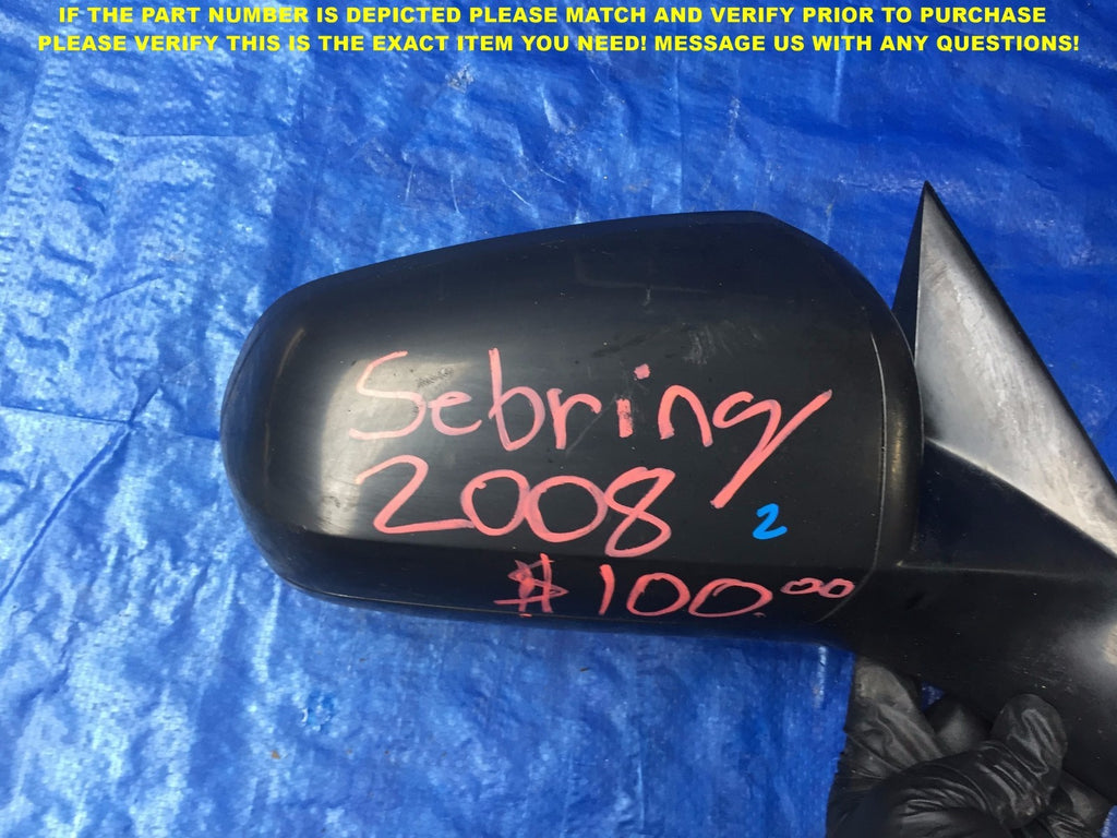 OEM 2007 2008 2009 07 08 09 SEBRING PASSENGER RIGHT SIDE VIEW MIRROR2