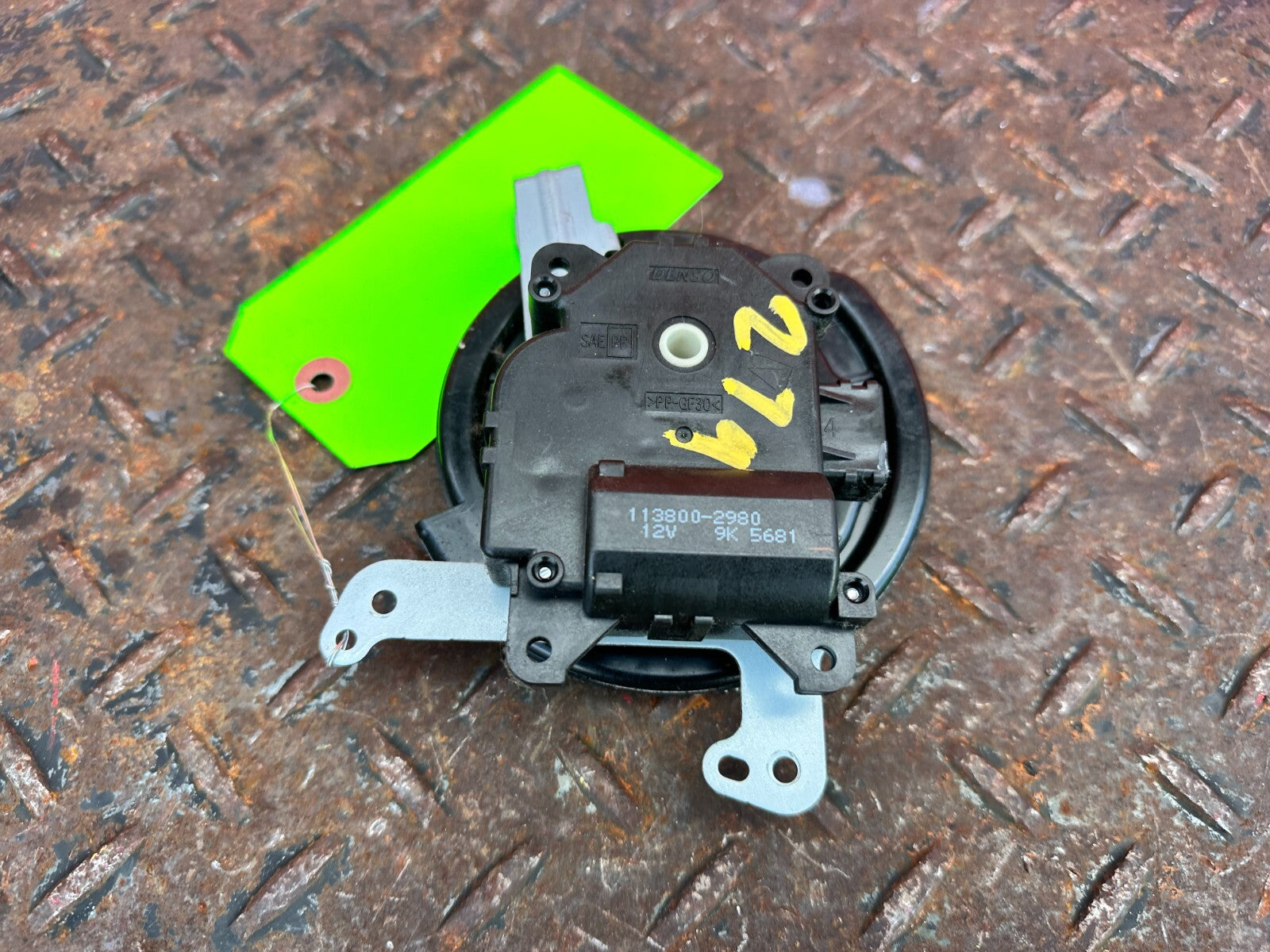 09 14 ACURA TSX   HEATER FLAP ACTUATOR   OEM PART # 113800 2980   OEM #2792