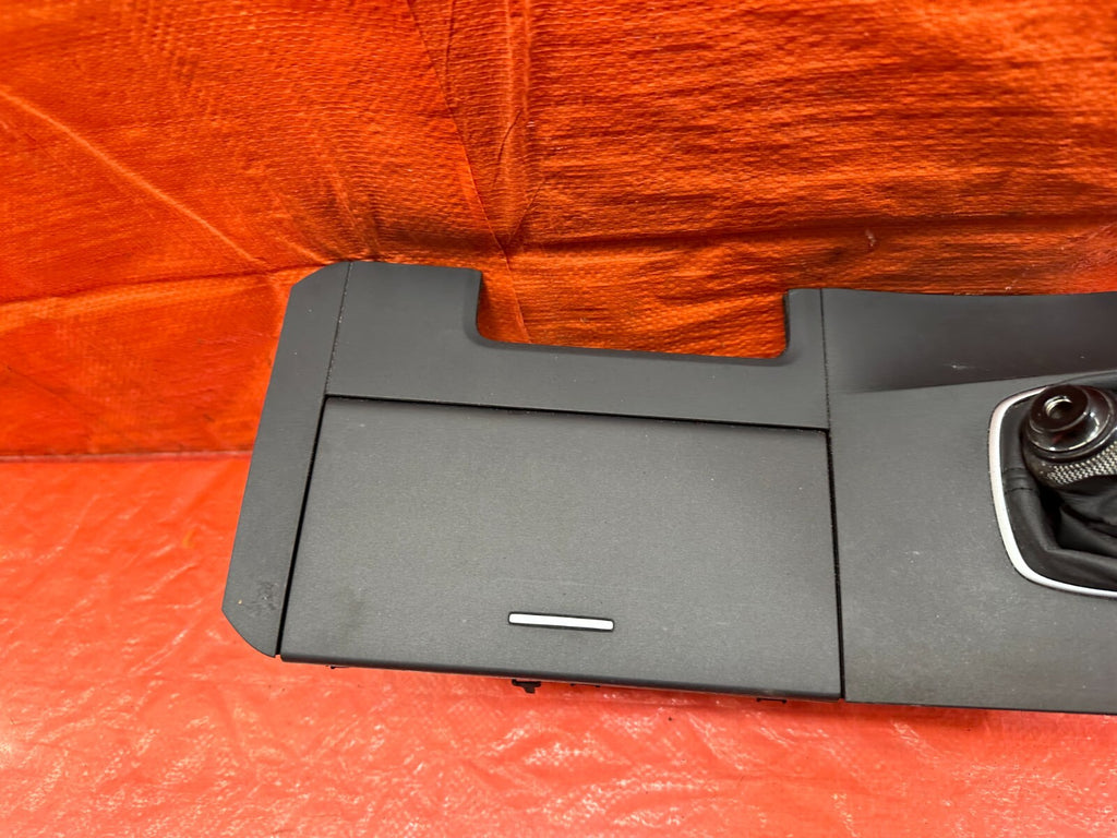 09 14 ACURA TSX   MANUAL   SHIFTER CONSOLE TRIM BEZEL W/ BOOT & CUP HOLDER  #2334