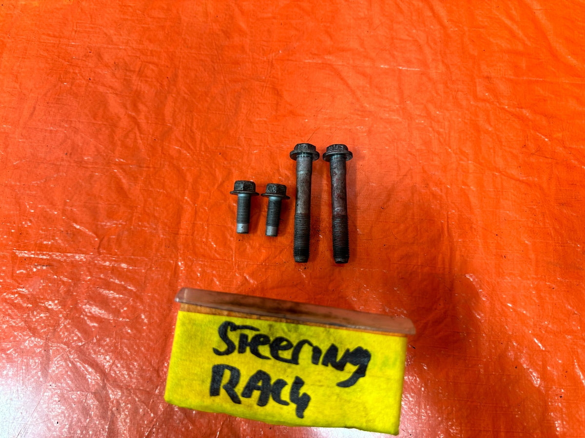 08-15 INFINITI G37 Q60 POWER STEERING RACK MOUNTING BOLTS NUTS HARDWARE OEM #3200