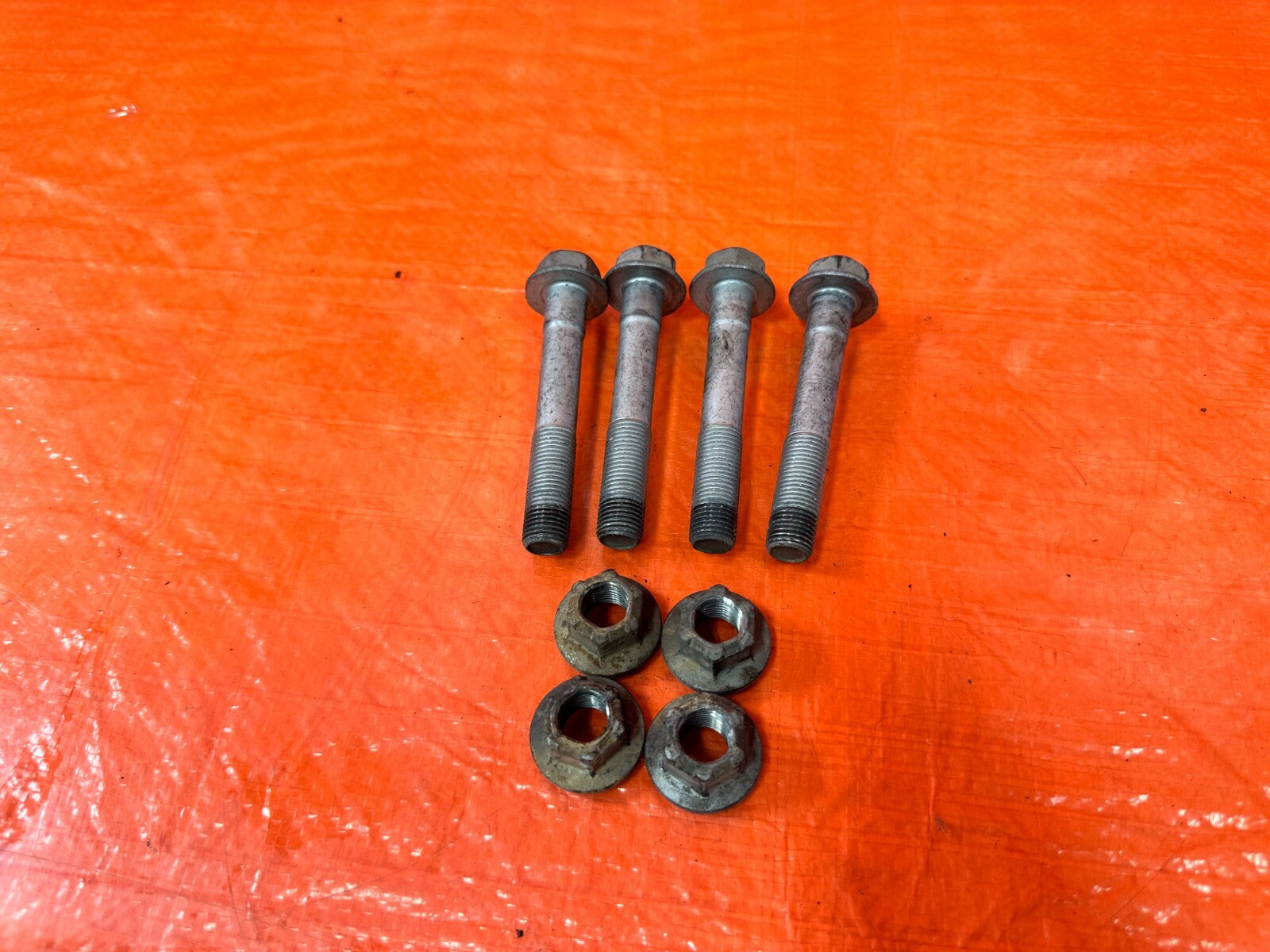 03 07 INFINITI G35 COUPE   REAR UPPER CONTROL ARM BOLTS HARDWARE   OEM 2980