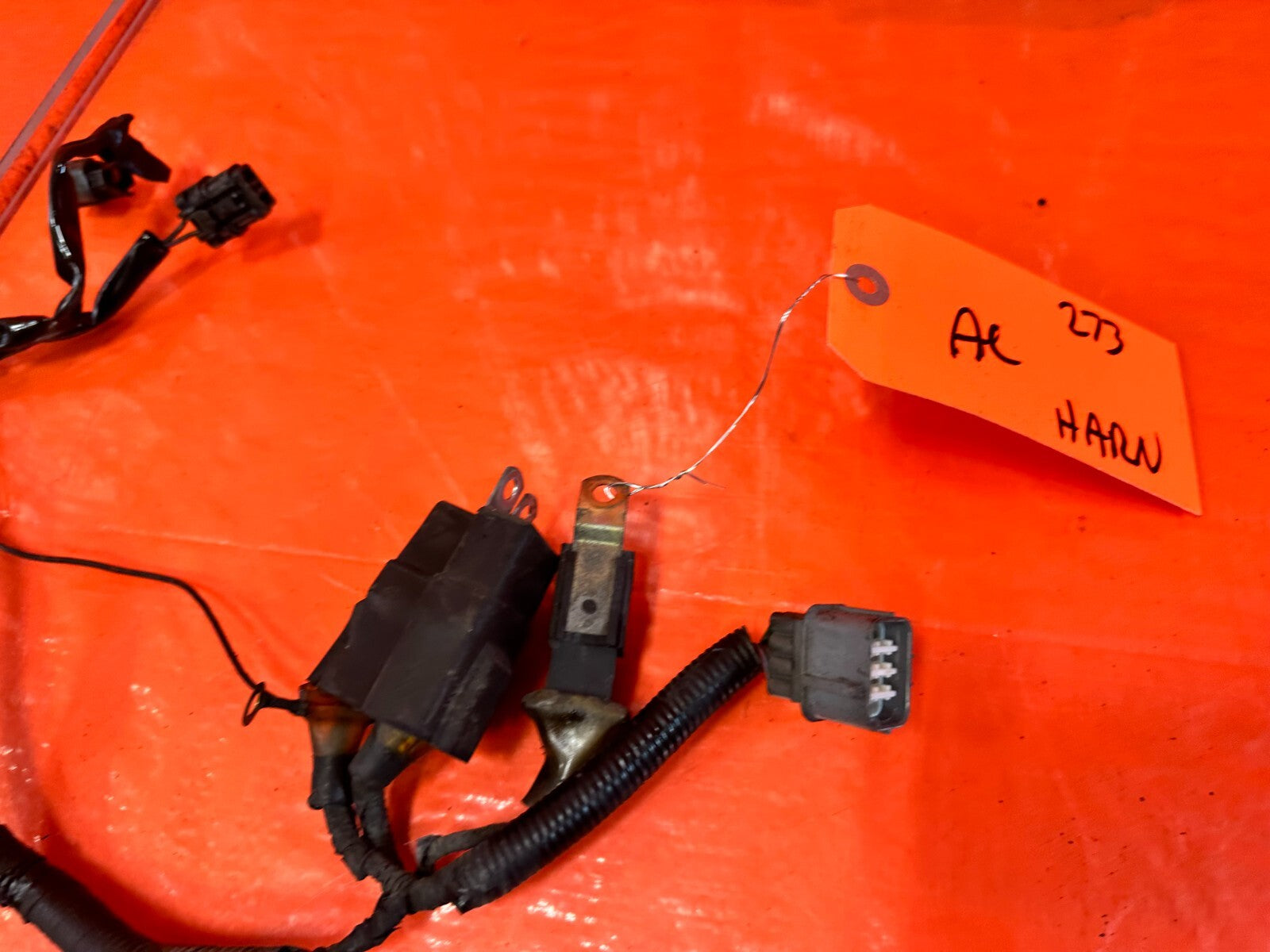 92 96 HONDA PRELUDE   ENGINE BAY AC AIR CONDITIONING HARNESS W/ RELAYS OEM 2735