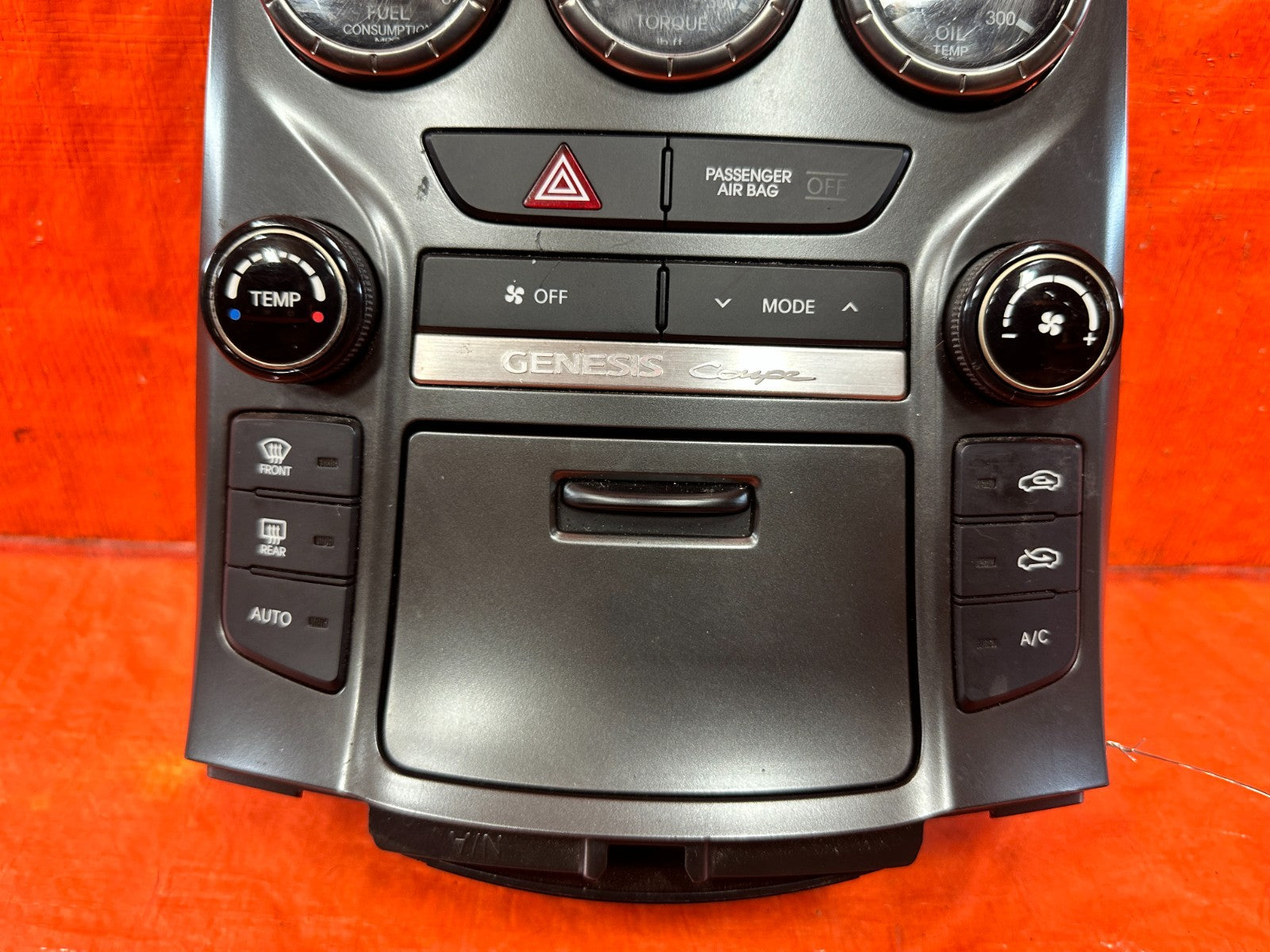 13 16 HYUNDAI GENESIS COUPE AC HEATER CLIMATE CONTROL OIL FUEL TORQUE GAUGE GENE2
