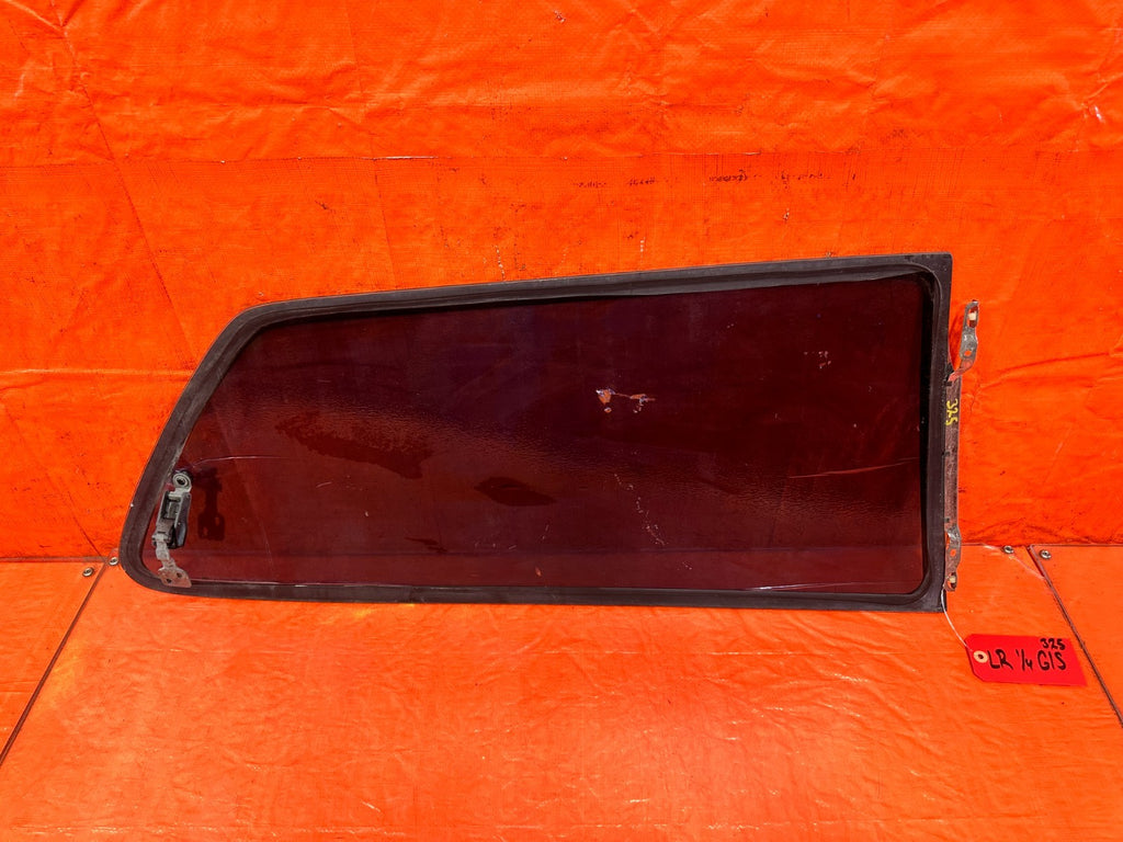 90 91 HONDA CIVIC HATCHBACK   DRIVER LEFT REAR 1/4 QUARTER GLASS WINDOW OEM 3251