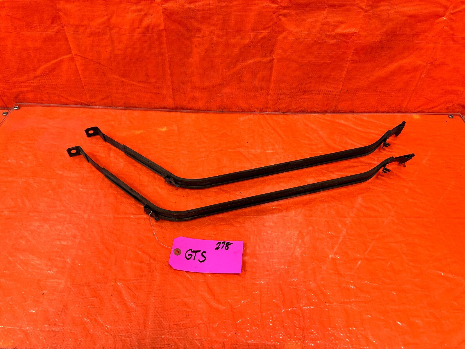 08 15 INFINITI G37 COUPE GAS GASOLINE FUEL TANK MOUNTING STRAPS BAND SET OEM 2780