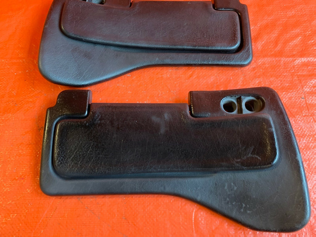 OEM 1994 94 HONDA DEL SOL   SUN VISOR SET PAINTED BLACK   LEFT AND RIGHT SET3