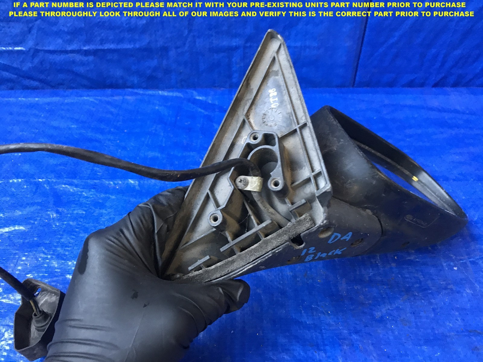 OEM 1990 1991 1992 1993 ACURA INTEGRA SEDAN PASSENGER RIGHT SIDE VIEW MIRROR ,5