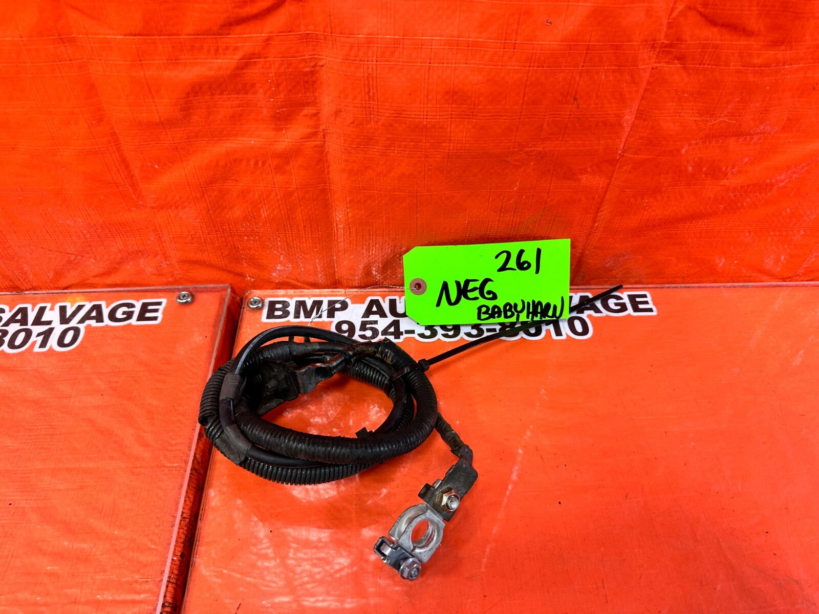 2002 02 LEXUS SC430   NEGATIVE TERMINAL & GROUND WIRE HARNESS SET   OEM #2610