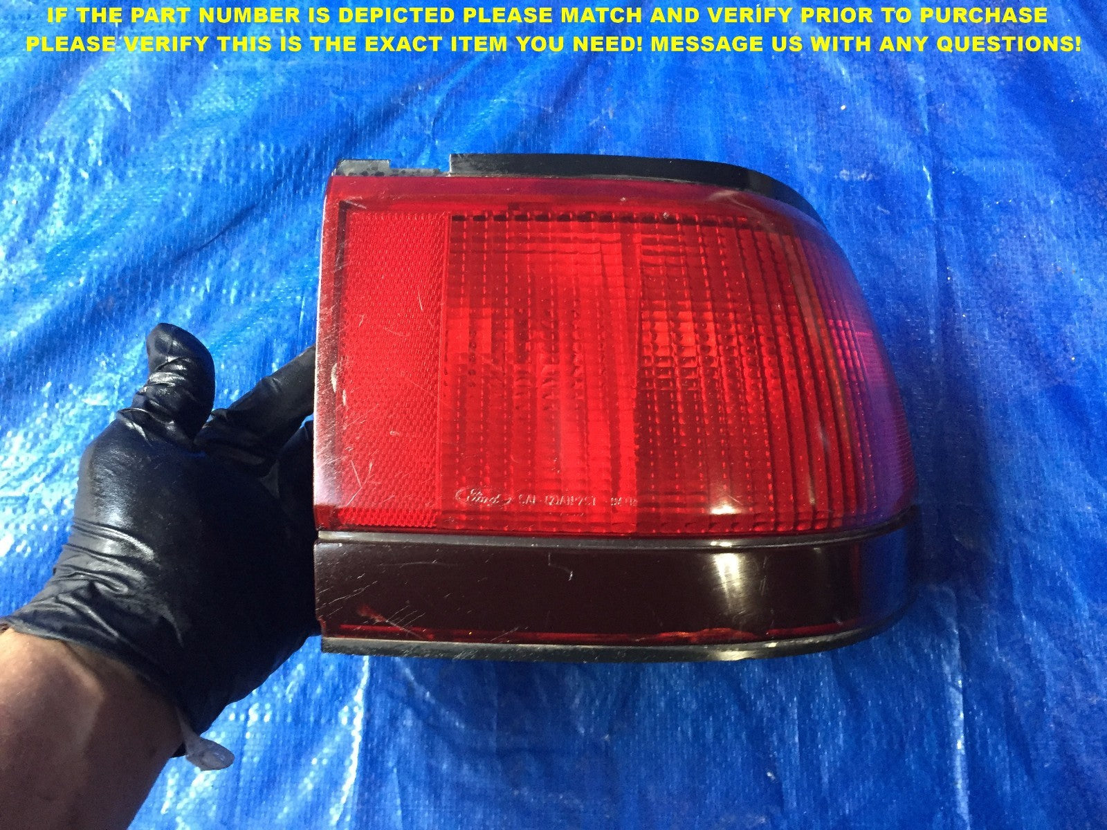 OEM 1994 1995 1996 FORD ESCORT PASSENGER RIGHT TAIL LIGHT 94 95 96 R RH0