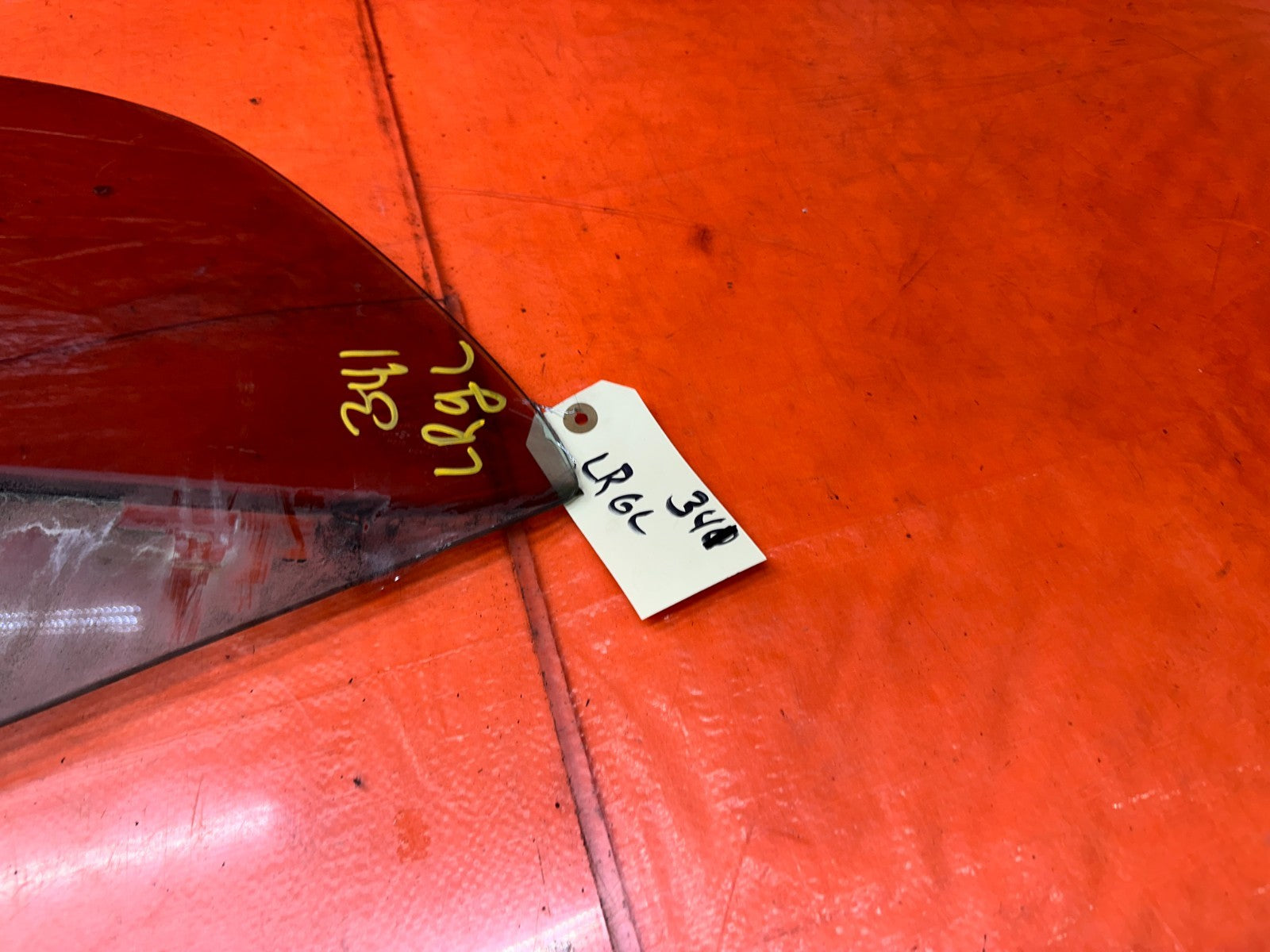 94-01 ACURA INTEGRA 4D 1.8L LEFT REAR LR DRIVER DOOR WINDOW GLASS OEM #3414