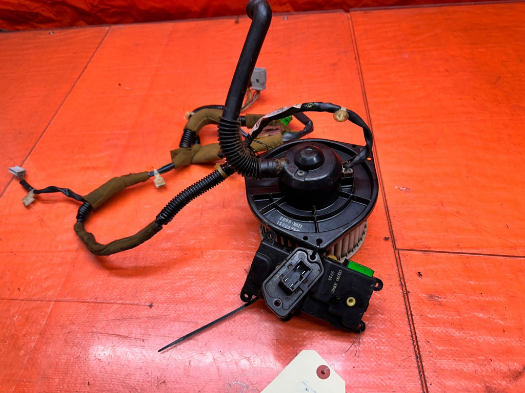 97 01 HONDA PRELUDE 2.2L HEATER AC BLOWER MOTOR WITH WIRING HARNESS OEM #33512