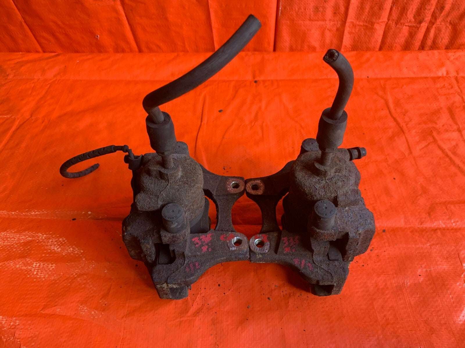 OEM 2007 BMW 335Xi 335i AWD SEDAN DRIVER LEFT PASSENGER RIGHT BRAKE CALIPER SET9