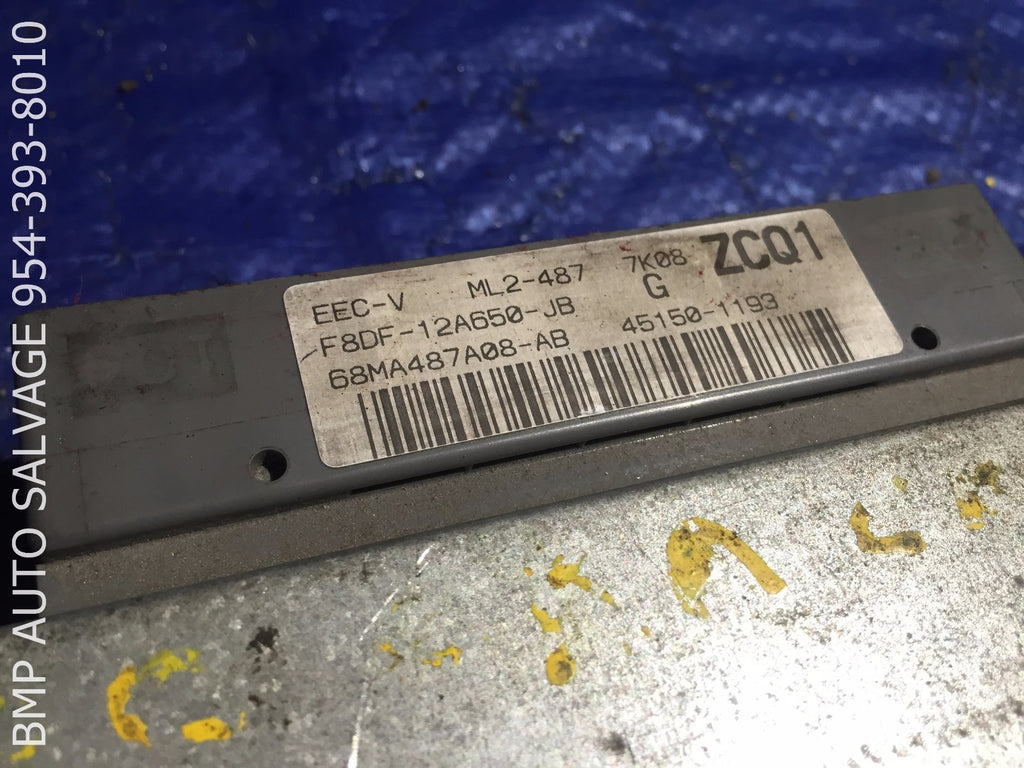 OEM 1998 FORD TAURUS ECU F7AF 12A650 EF ENGINE COMPUTER BRAIN ECM #1112 #RF111