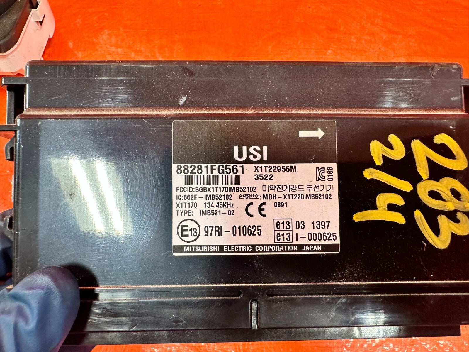 2013 13 SUBARU IMPREZA WRX STI   EJ257 KEY IGNITION ECU BCM & ALL MODULE OEM 2837