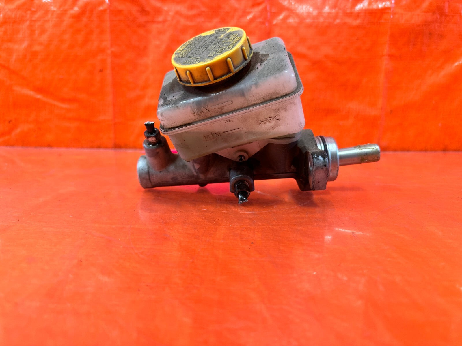 08 14 SUBARU IMPREZA WRX & STI   BRAKE MASTER CYLINDER W/ TANK AND CAP OEM #2837